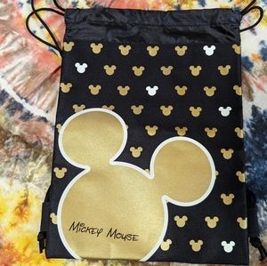 Disney Mickey Mouse Drawstring Bag NWT